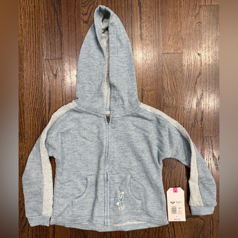 Roxy Girl Zip Up Sweatshirt- Size 4